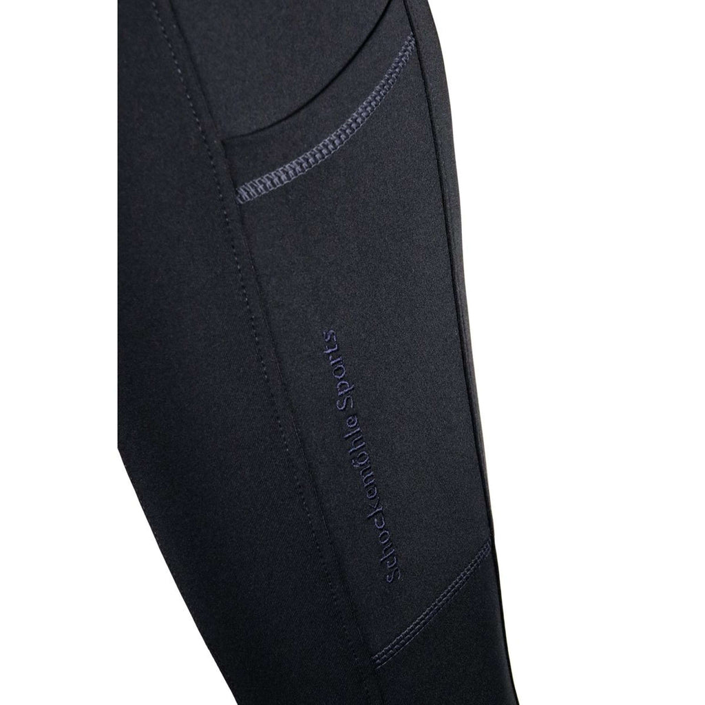 Schockemöhle Leggings da Equitazione Equinox Pocket Full Grip Ocean
