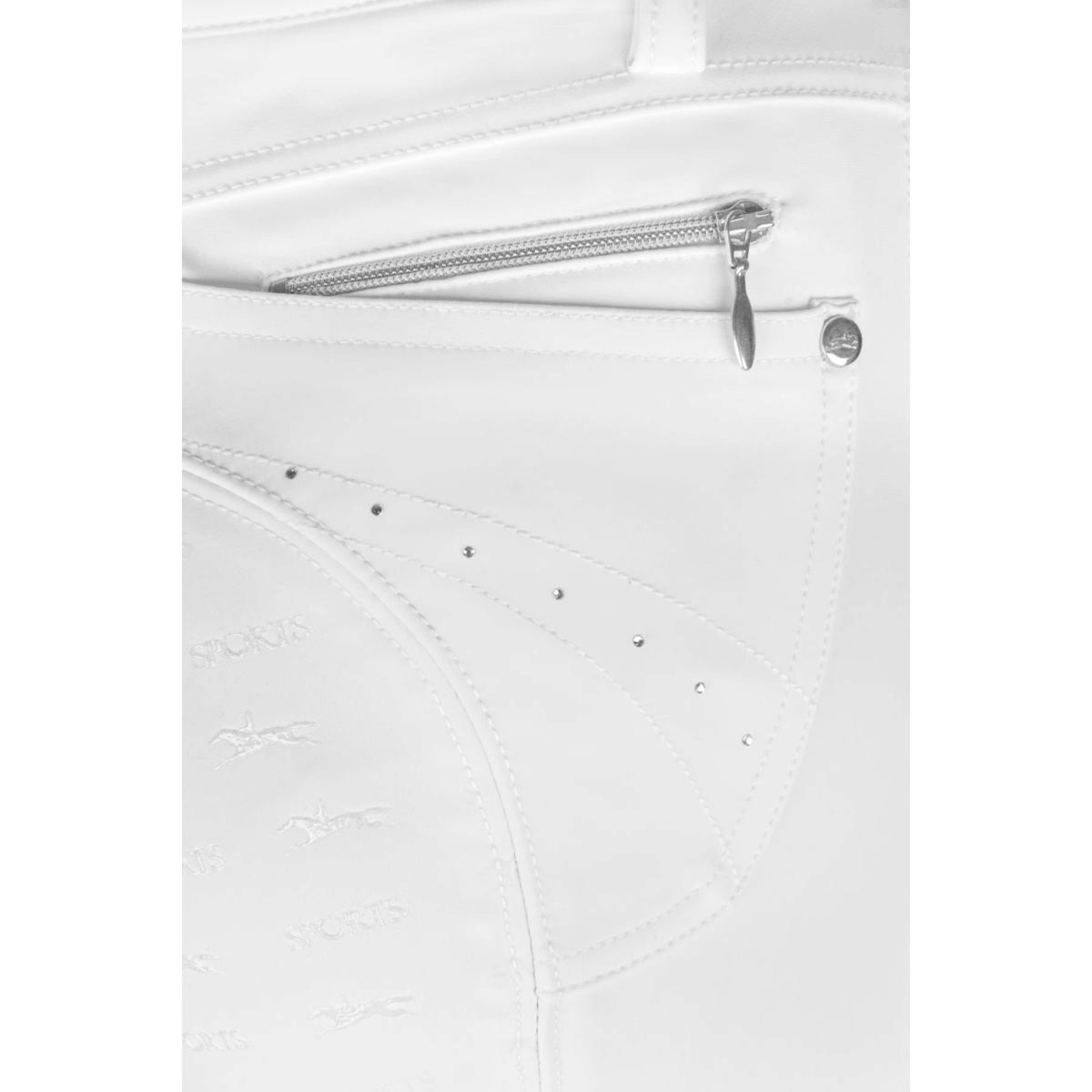 Schockemöhle Calzoni Equinox Victory Full Grip Bianco