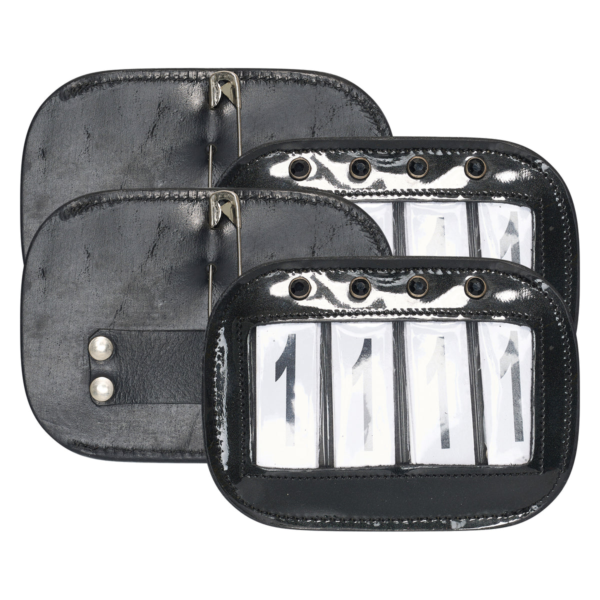 Imperial Riding Numeri di Gara IHRSquare Shiny Black