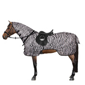HORKA Coperta Anti-Mosche Mesh Collo Fisso Zebra