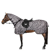 HORKA Coperta Anti-Mosche Mesh Collo Fisso Zebra