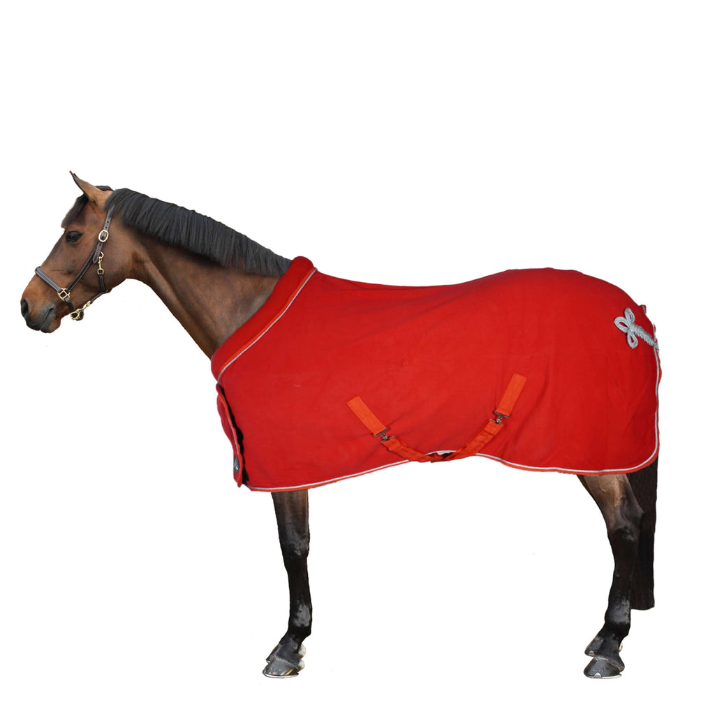 HKM Coperta in Pile Rosso
