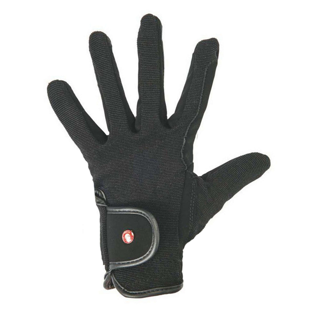 HKM Pro Team Guanti da Equitazione Professional Nero