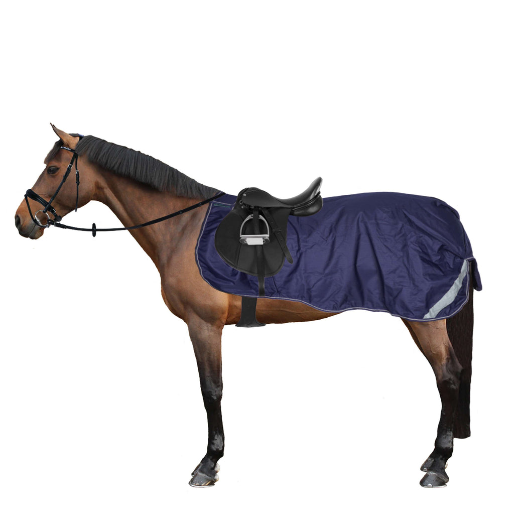 Bucas Riding Rug Blu marino/Argento