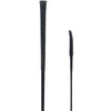 Fleck Frustino da dressage con impugnatura in cuoio Fleck Nero