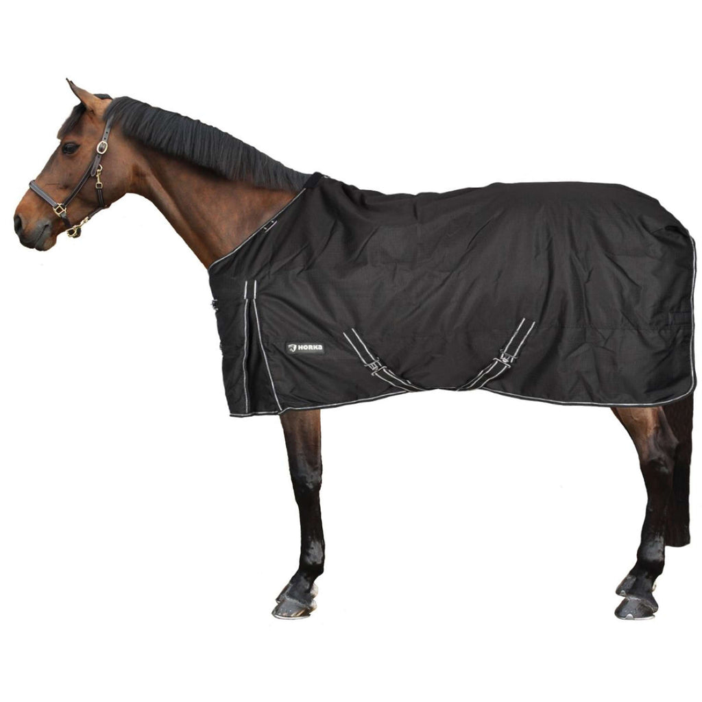 HORKA Tappeto da Esterno Dime 600D 200g Nero