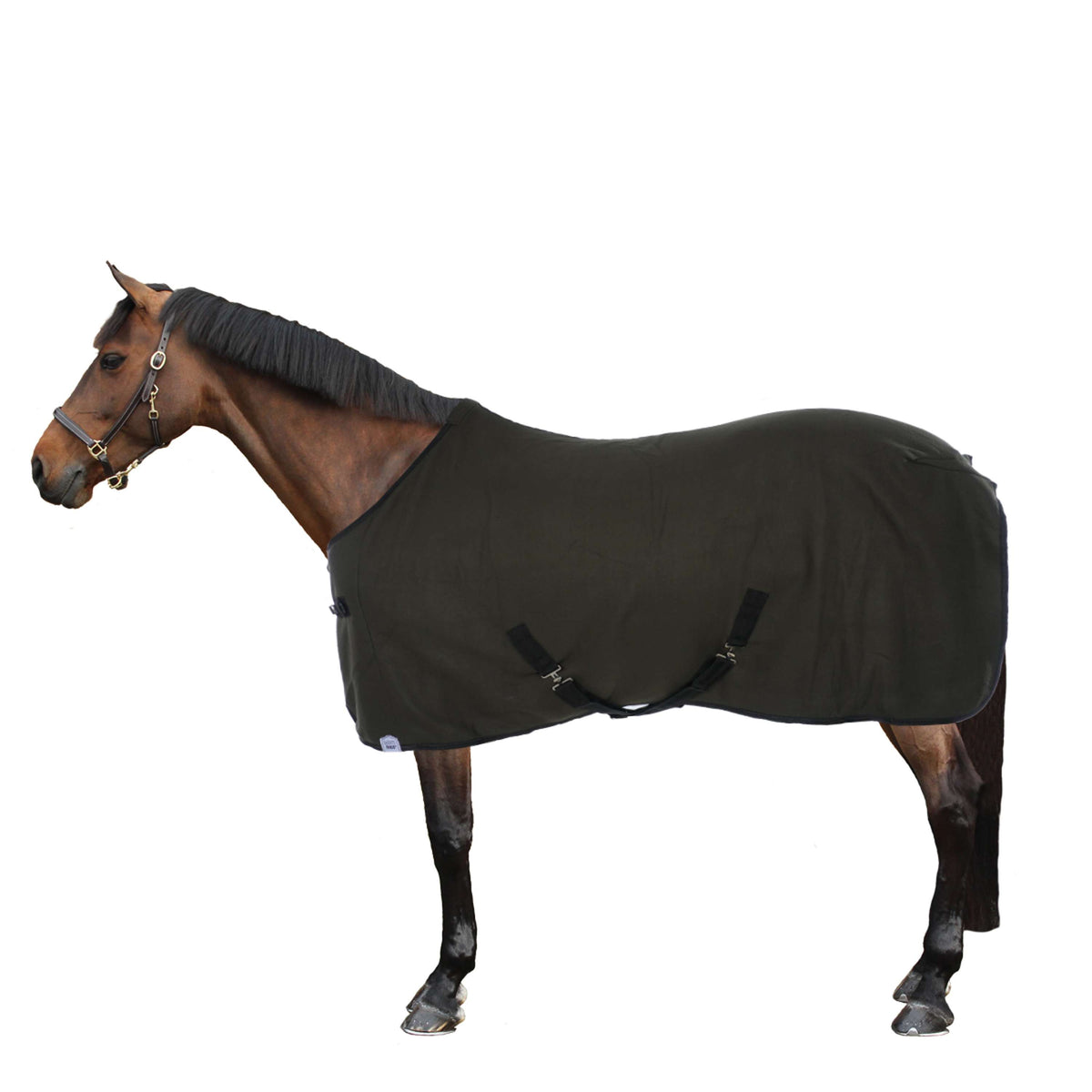 Harry's Horse Coperta in Pile Colours Verde militare