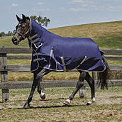 Weatherbeeta Collo combinato posteriore Lite Turnout Comfitec Essenziale Navy/Silver/Red