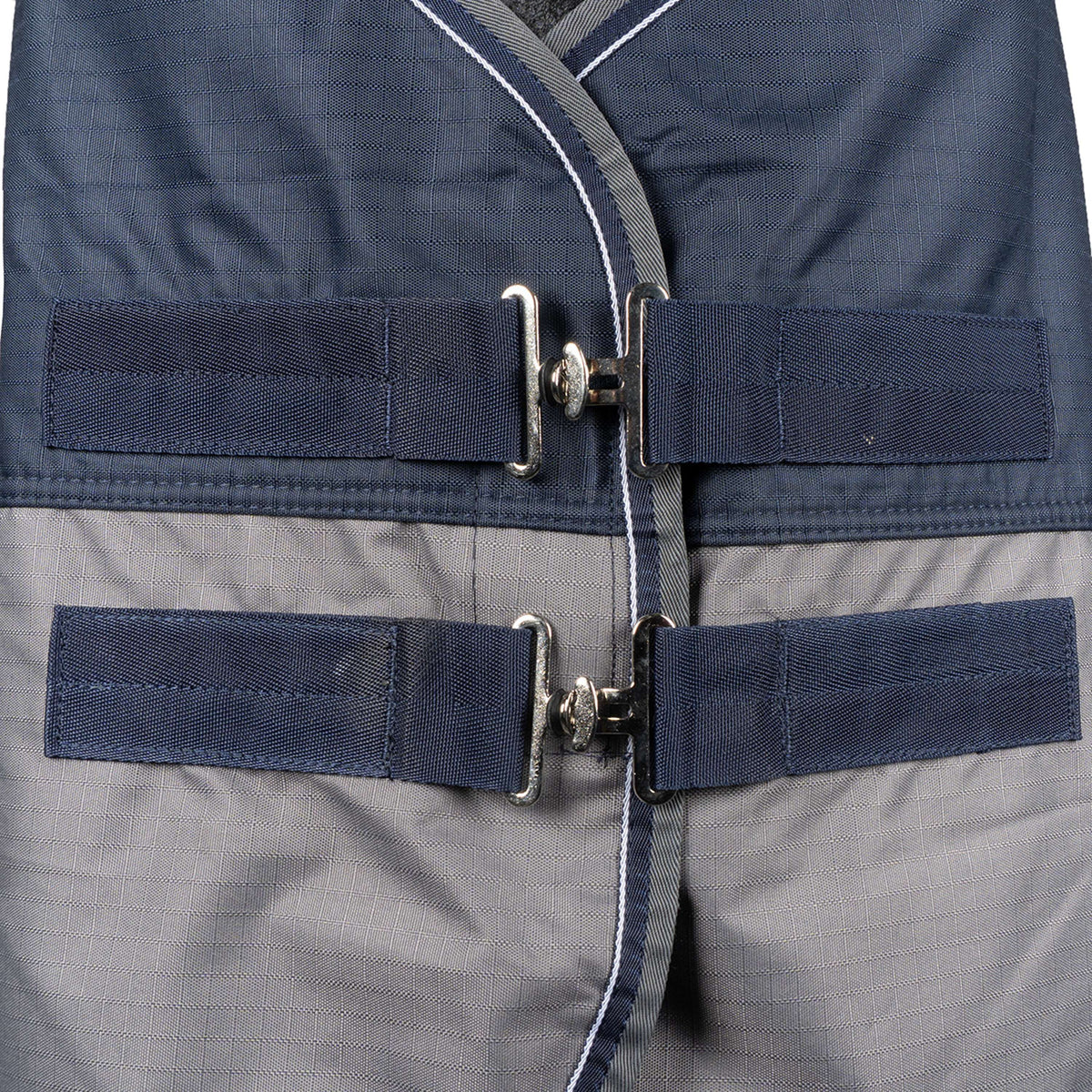 EQUITHÈME Tappeto da Esterno Tyrex 600 D Blu navy/grigio