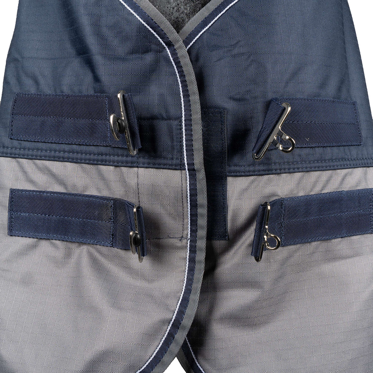 EQUITHÈME Tappeto da Esterno Tyrex 600 D Blu navy/grigio