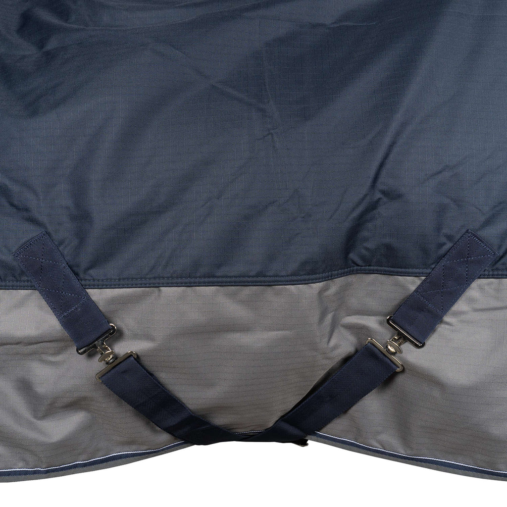 EQUITHÈME Tappeto da Esterno Tyrex 600 D Blu navy/grigio