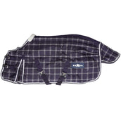 Weatherbeeta Tappeto Saxon 1200D PP Stable Standard Neck Medium Plaid della Marina