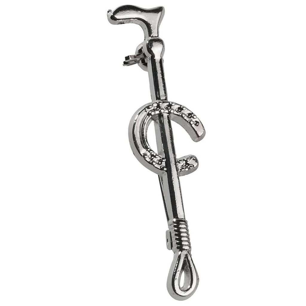 EQUITHÈME Spilla da Cravatta Argento