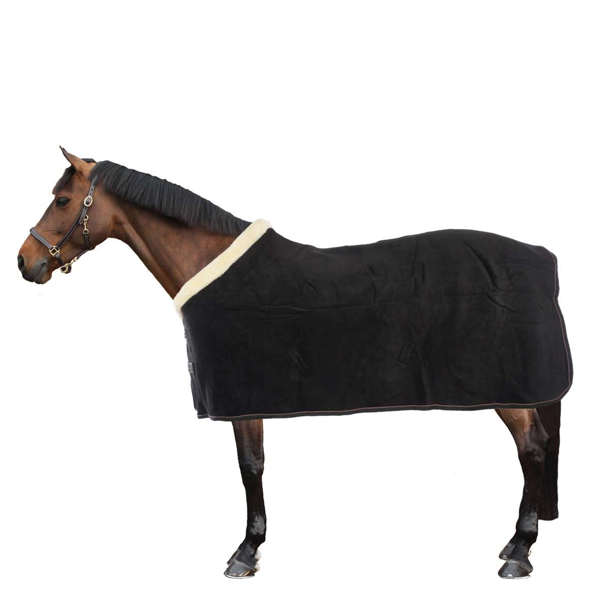 Kentucky Horsewear Coperta antisudore Show Fleece Heavy Nero