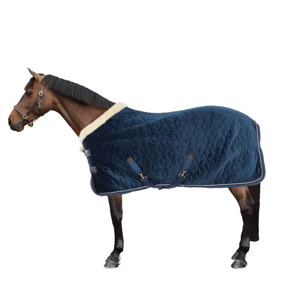 Kentucky Horsewear Coperta da esposizione Velvet 160 g Navy