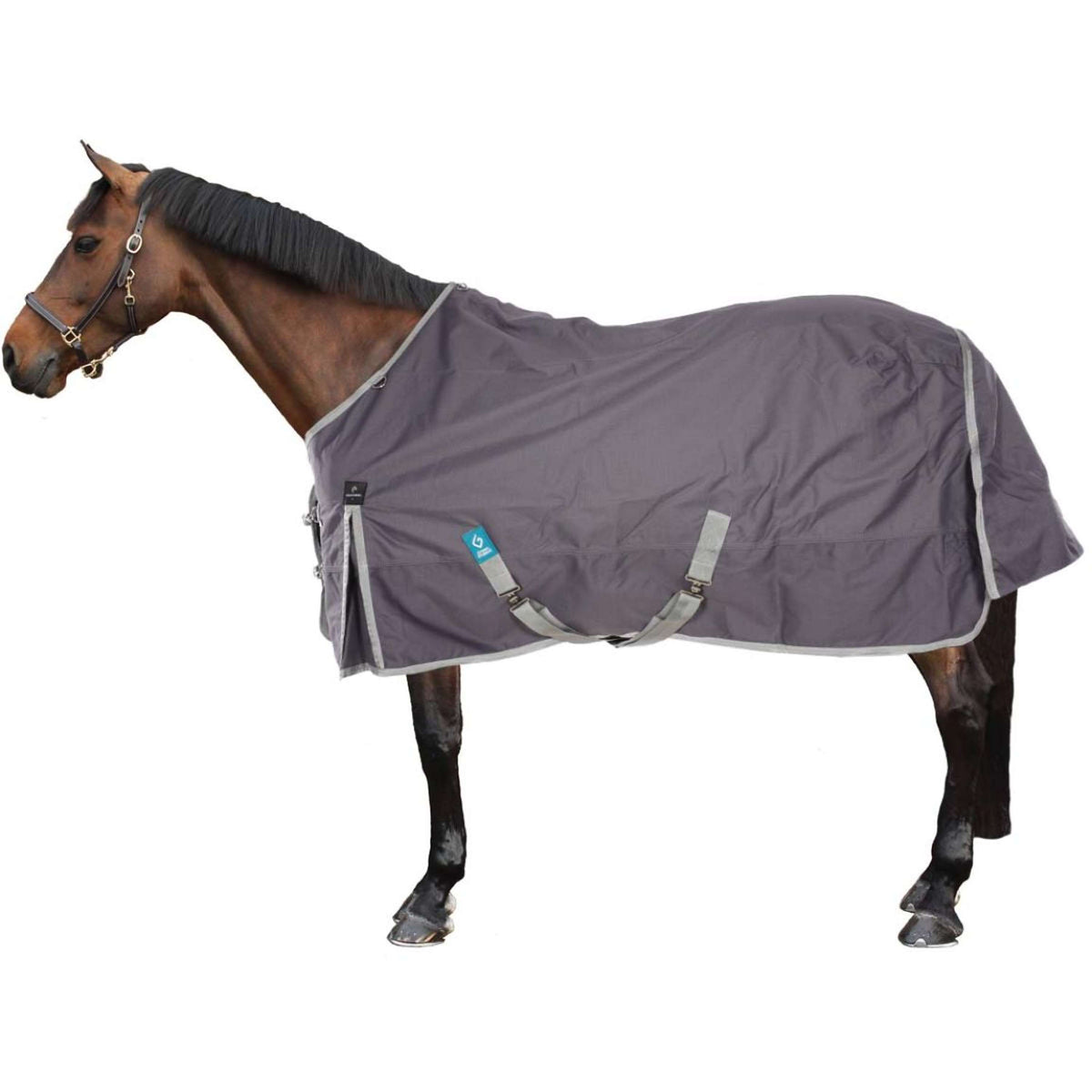 EQUITHÈME Coperta Impermeabile Tyrex 1200D 0g Taupe