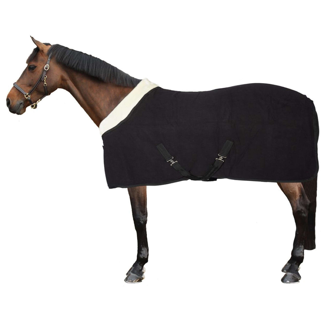 HORKA Coperta in Pile Equestrian Pro Nero