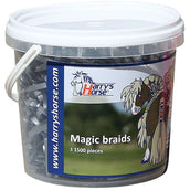 Harry's Horse Elastici Magic Braids Argento