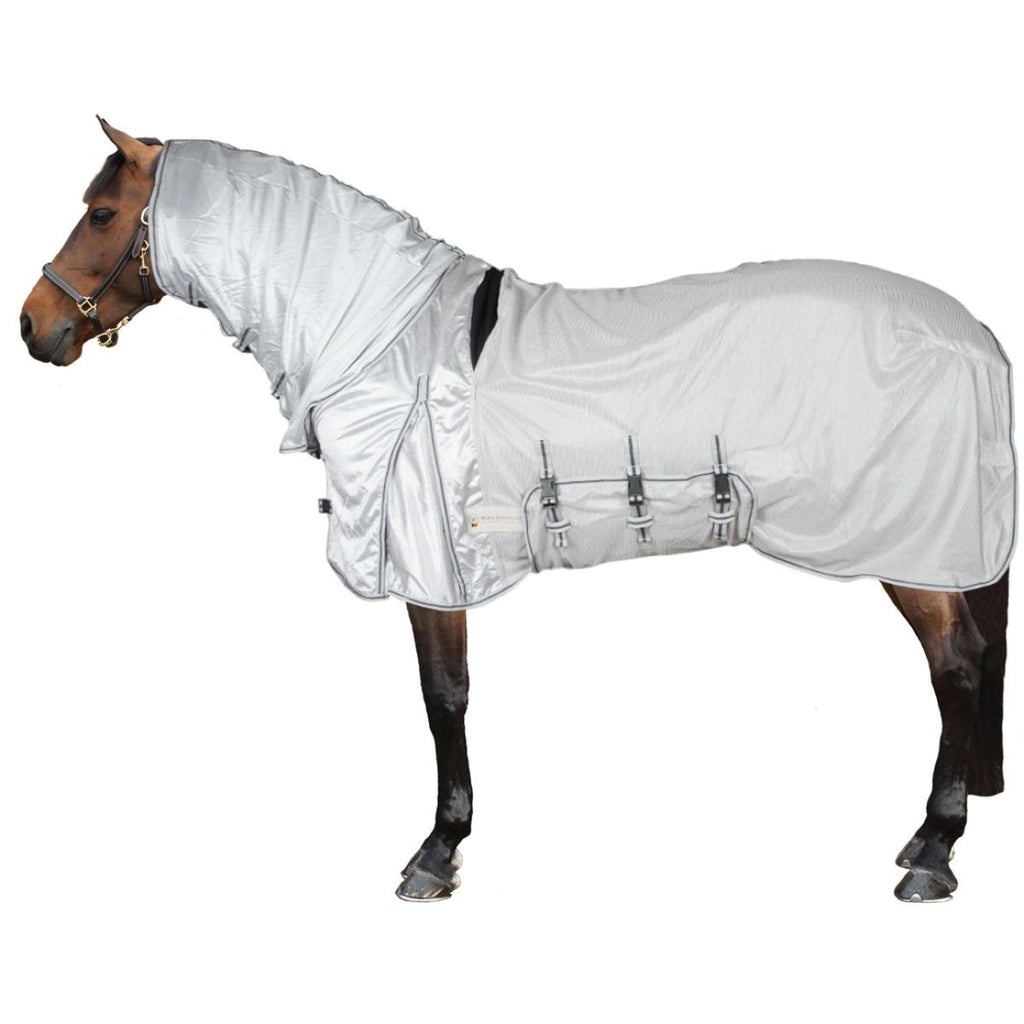 Waldhausen Ekzema/Fliegendecke Protect Grigio argento/Grigio