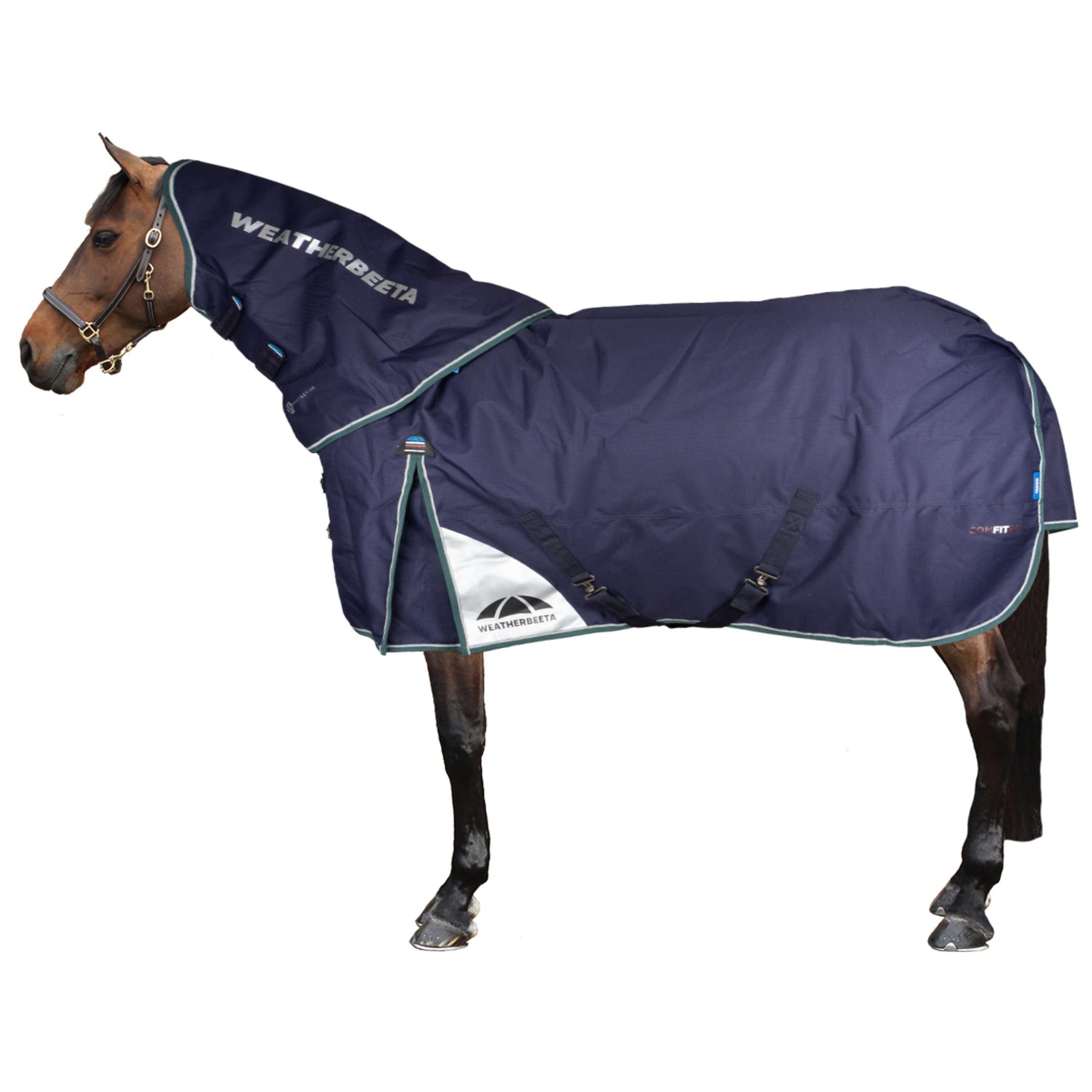 WeatherBeeta ComFiTec Plus Dynamic Turnout Detach-A-Neck 220 g Navy/Forest Green