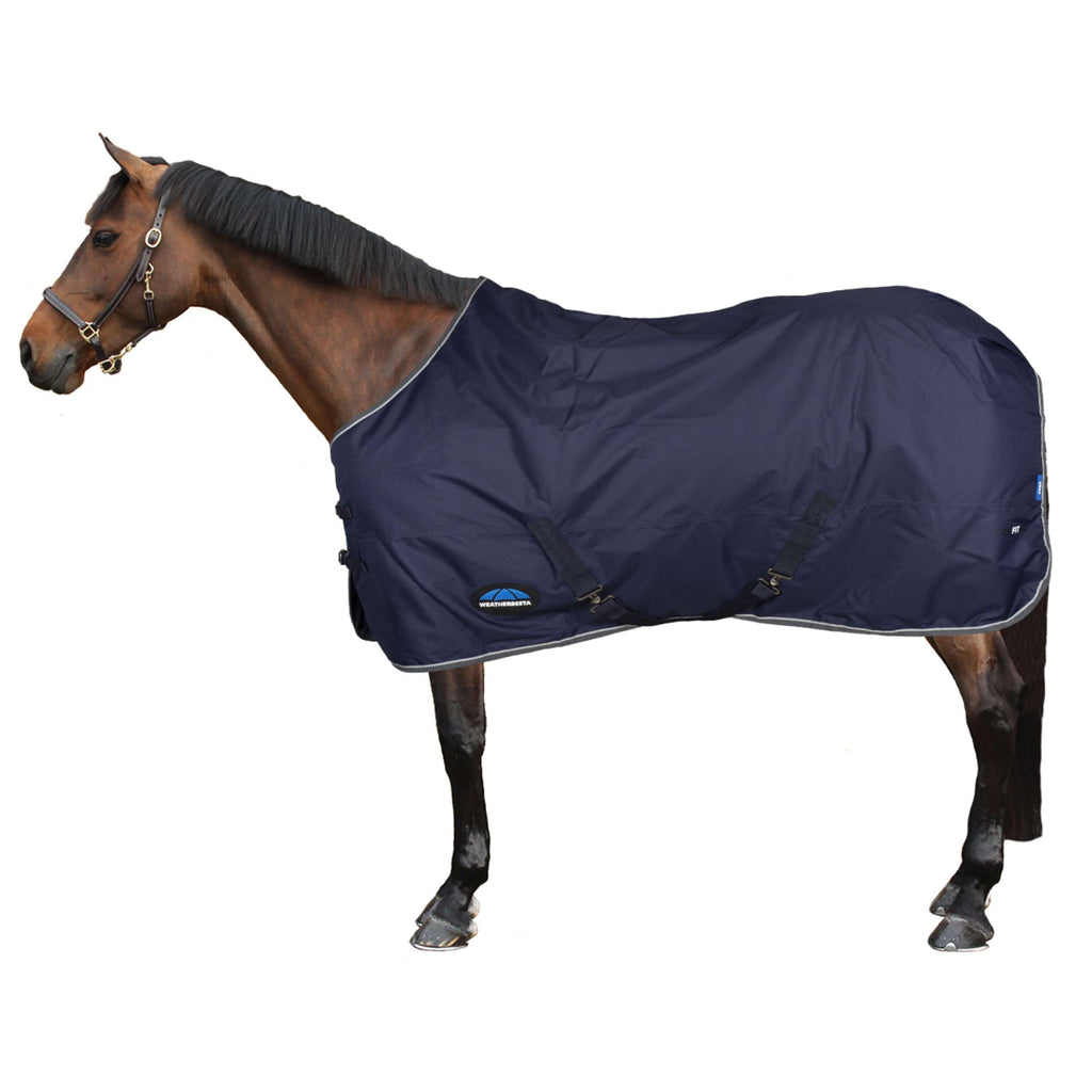 WeatherBeeta ComFiTec Tyro Turnout Standard Neck 50 g Blu marino/Carbone