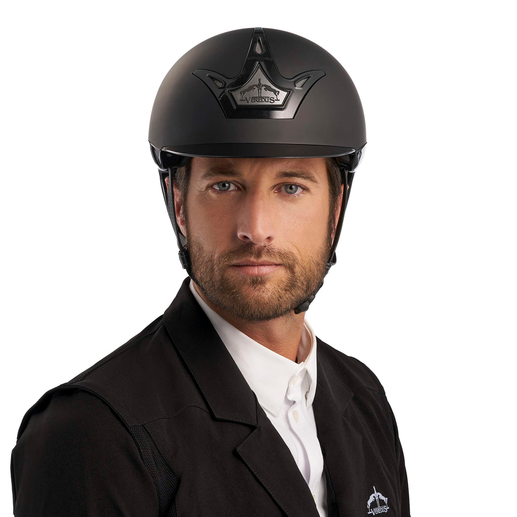 Veredus Casco da equitazione Vita Nero opaco