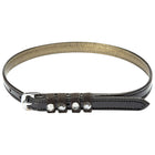 Imperial Riding Cinghie per speroni IRHPardouz Lacca nera metallizzata