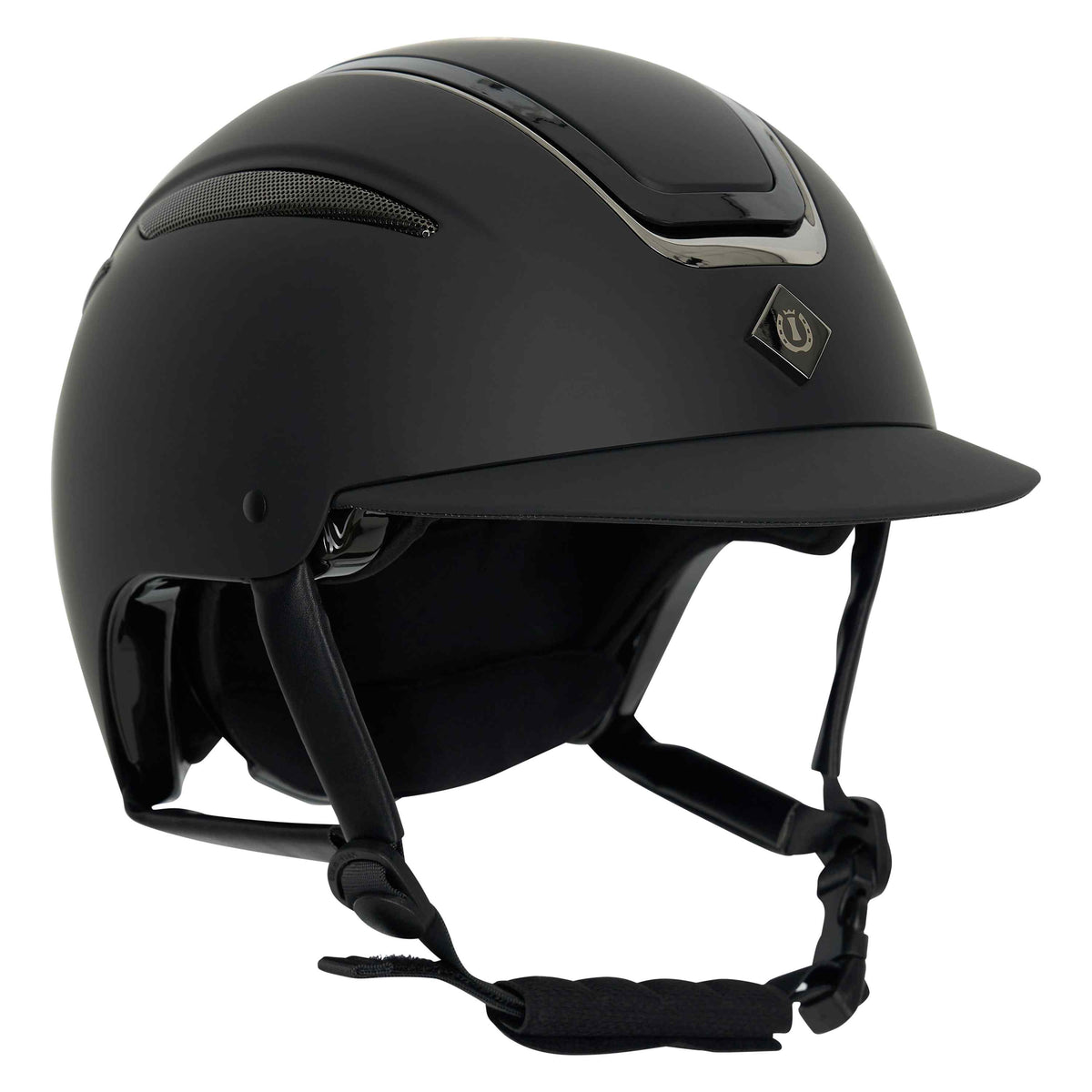 Imperial Riding Casco da equitazione IRHOlania Deluxe Small Visor Nero