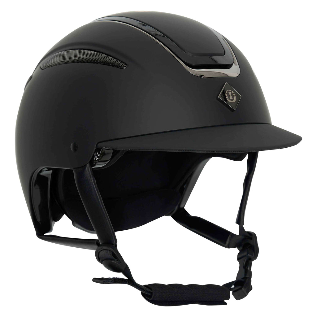 Imperial Riding Casco da equitazione IRHOlania Deluxe Small Visor Nero