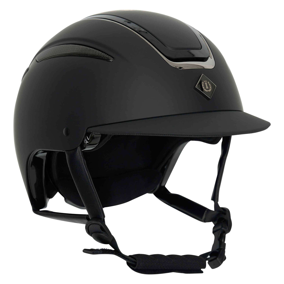 Imperial Riding Casco da equitazione IRHOlania Deluxe Small Visor Nero
