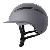 Imperial Riding Casco da equitazione IRHOlania Deluxe Big Visor Grigio