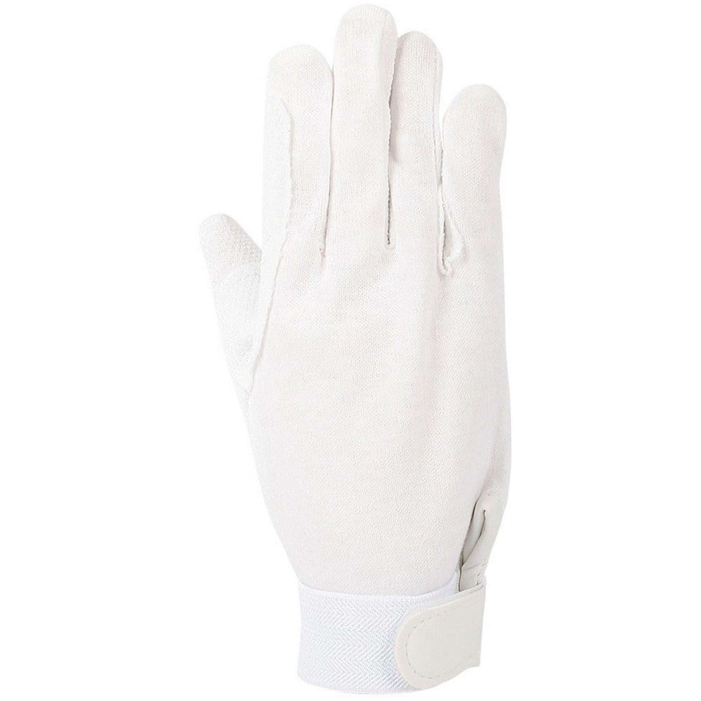Harry's Horse Guanti da Equitazione Cotone Bianco