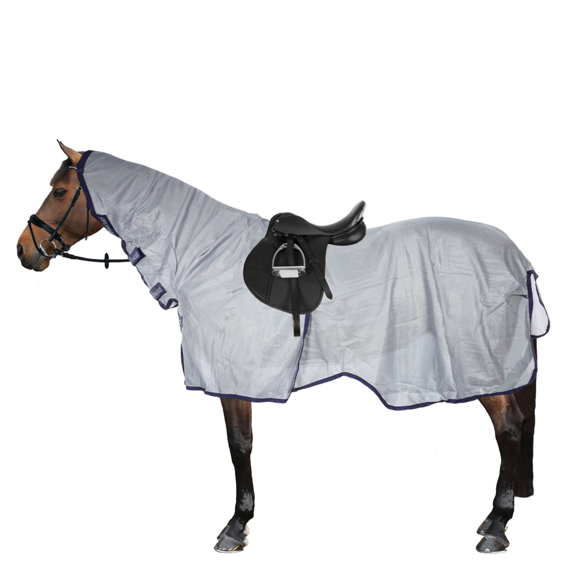 Bucas Buzz Off Riding Blu