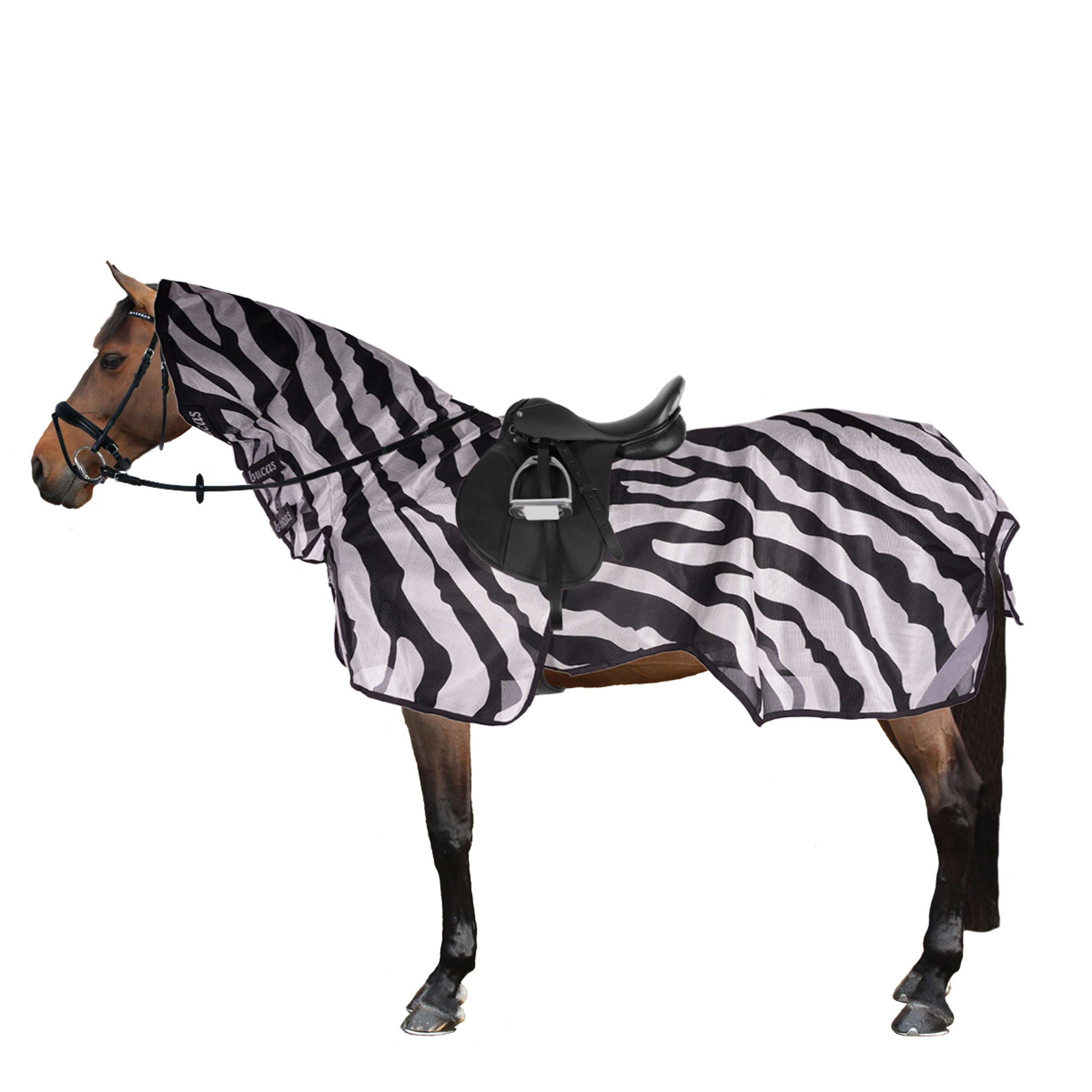 Bucas Buzz Off Riding Zebra