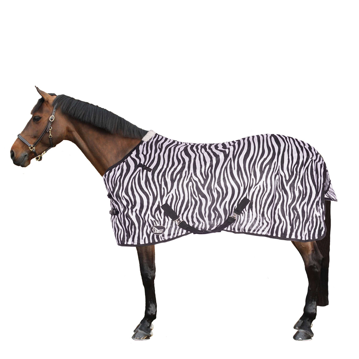 Harry's Horse Coperta Antimosche Cappuccio Staccabile Zebra