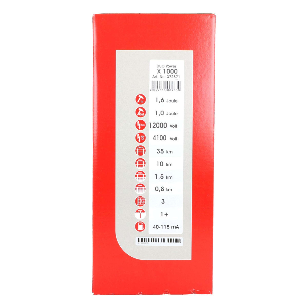 Ako Dispositivo per recinzioni elettriche Duo Power X1000 1,0 Joule Verde