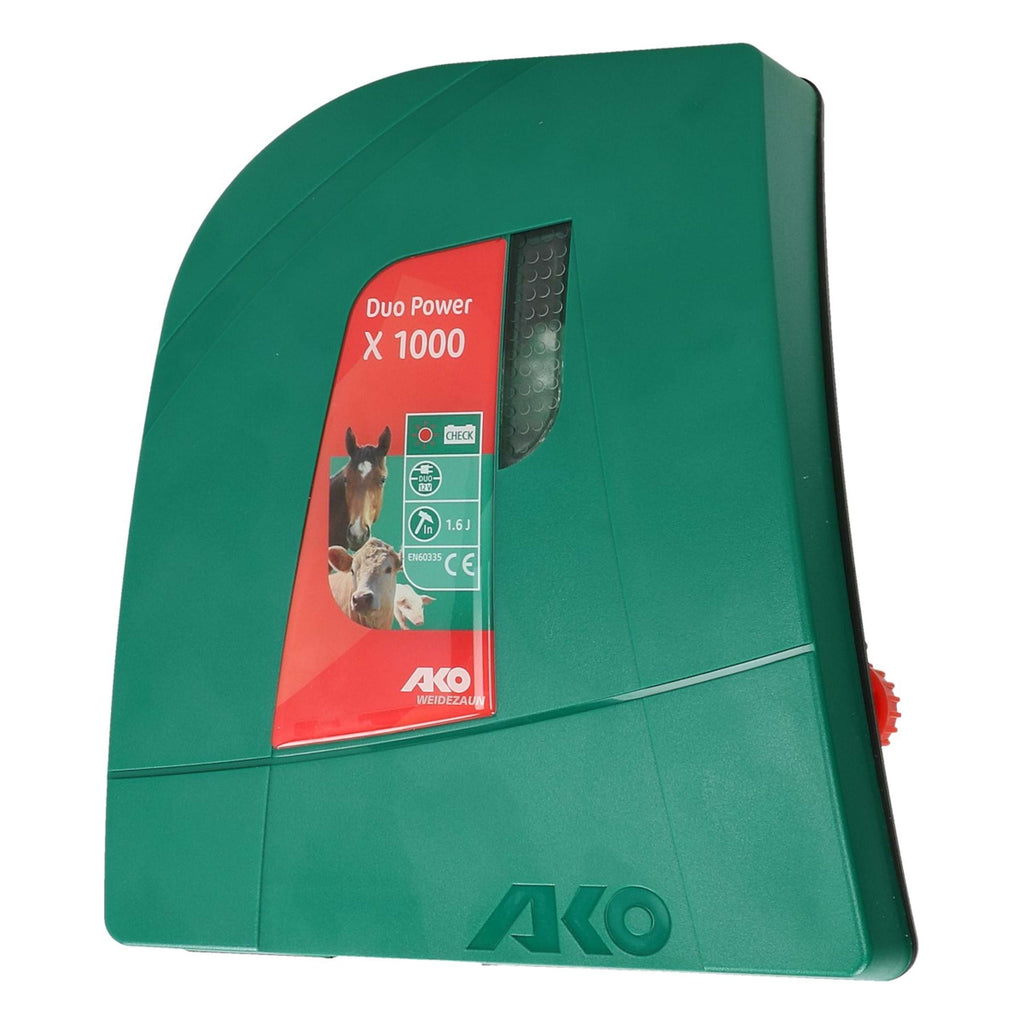 Ako Dispositivo per recinzioni elettriche Duo Power X1000 1,0 Joule Verde