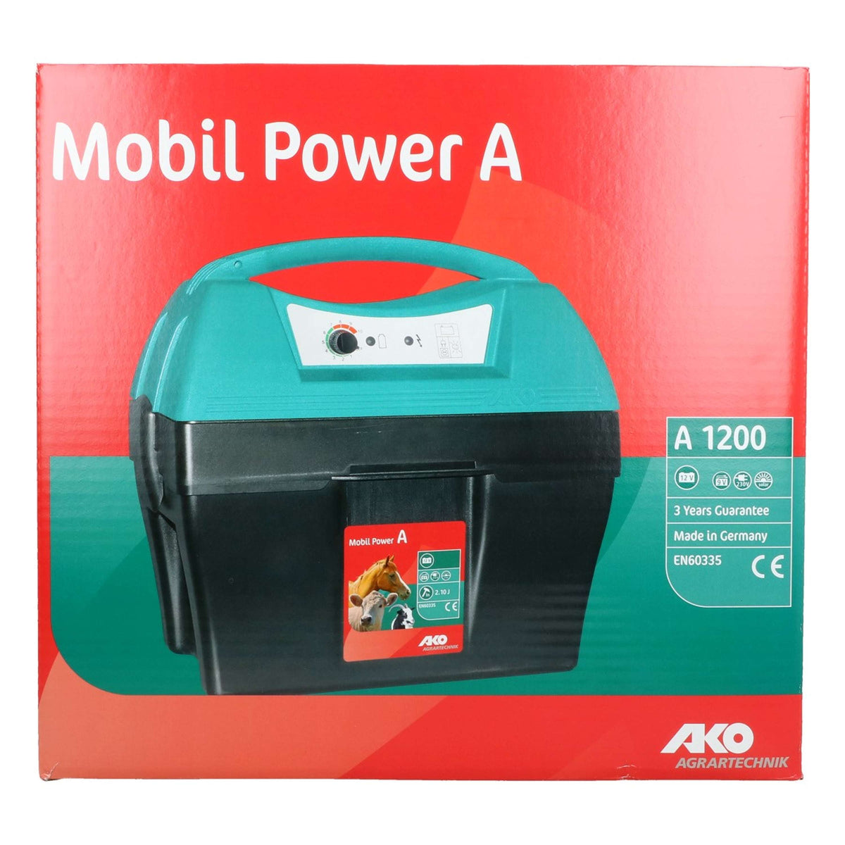 Ako Dispositivo per recinzioni elettriche Mobiel Power A1200 1,4 Joule