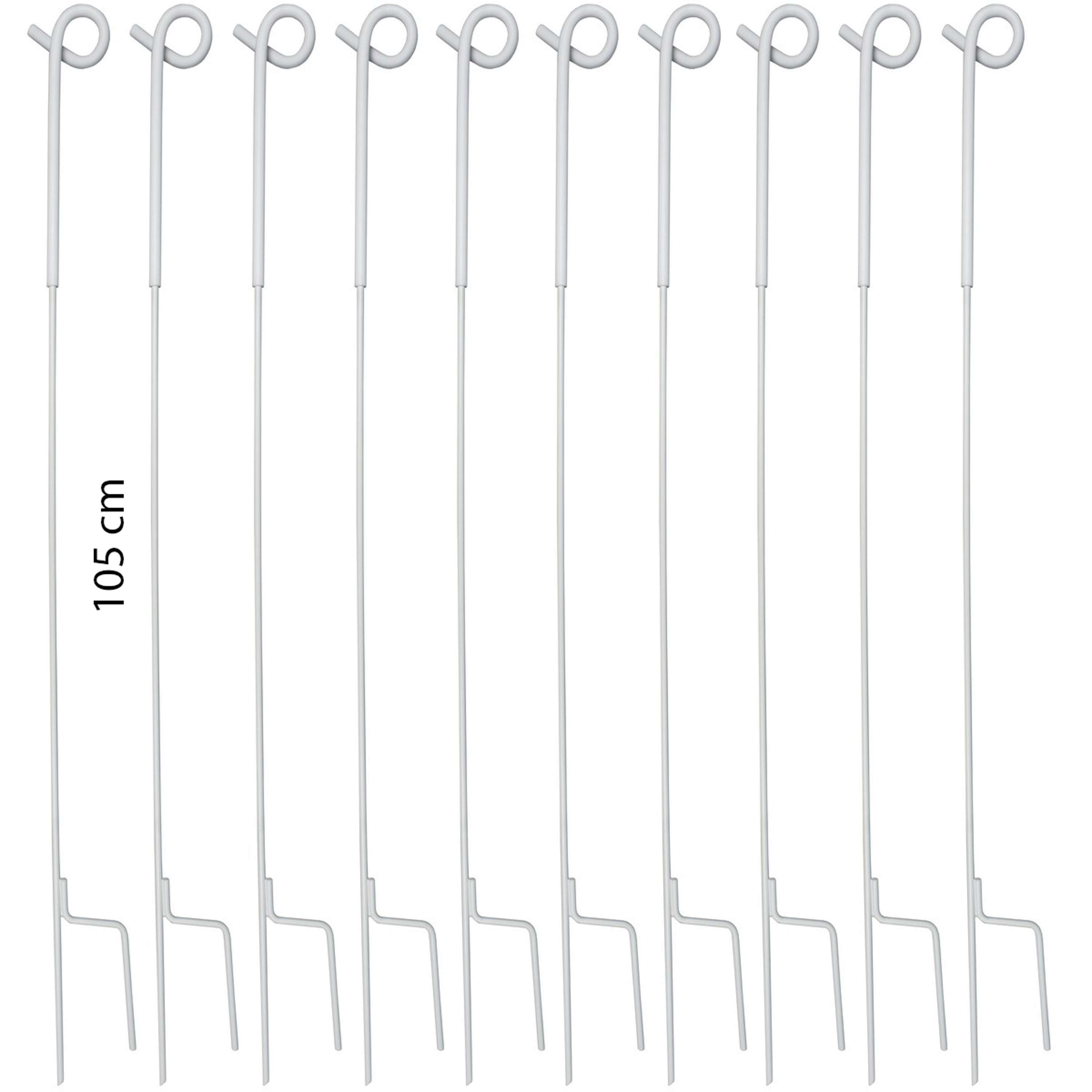 Agradi Power Palo per Recinzione 105cm Bianco