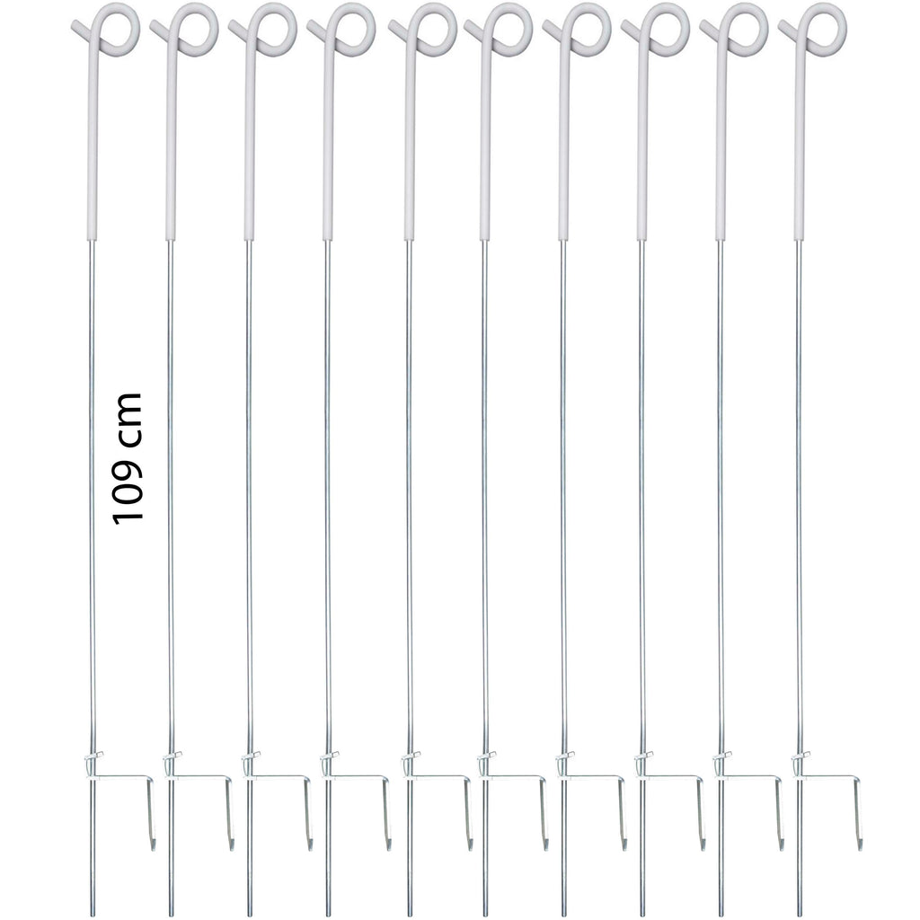 Agradi Power Palo per Recinzione 105cm Bianco