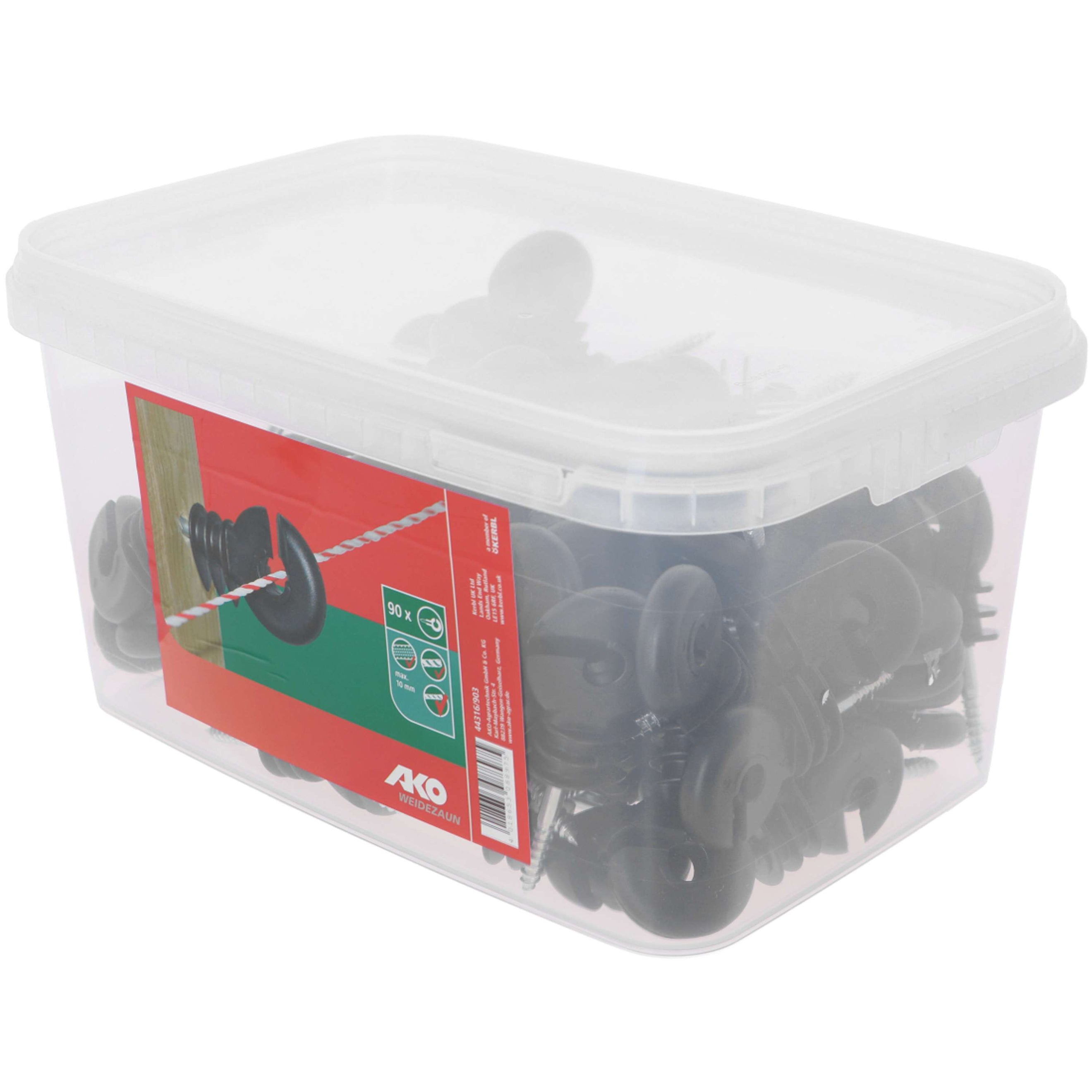 Ako Ringisolator senza nucleo di ferro Nero Ako Ringisolator senza nucleo di ferro Nero