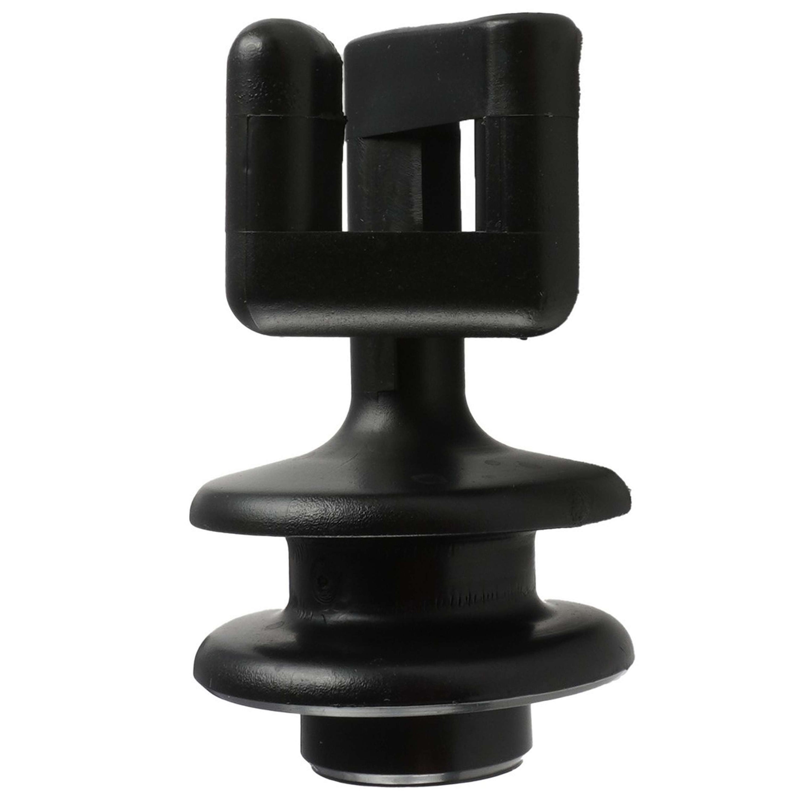 Ako Topisolator Corda/Filo Pali in Acciaio Ovali Nero Ako Topisolator Corda/Filo Pali in Acciaio Ovali Nero