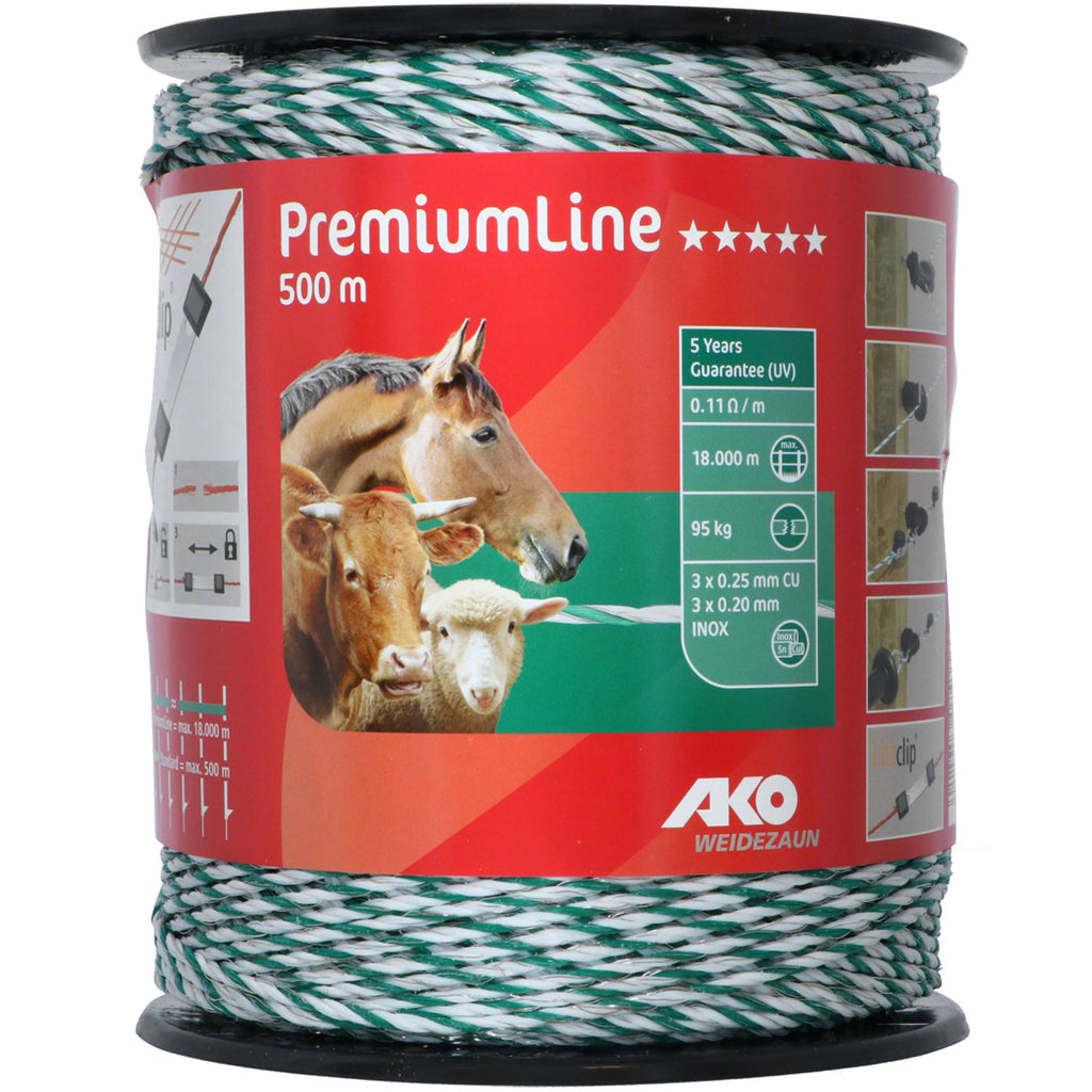 Ako Filo per Recinzioni Premiumline Bianco/Verde