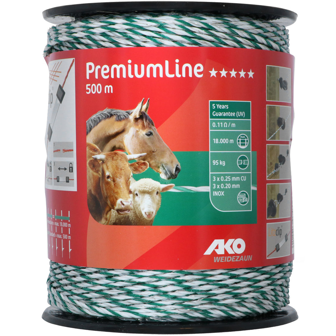 Ako Filo per Recinzioni Premiumline Bianco/Verde