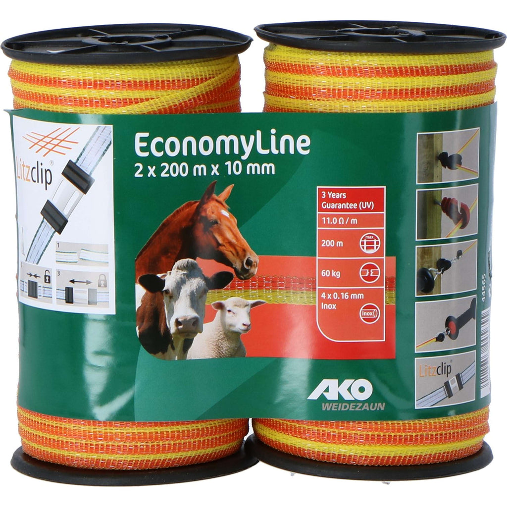 Ako Nastro per Recinzione Economyline Giallo/Arancio