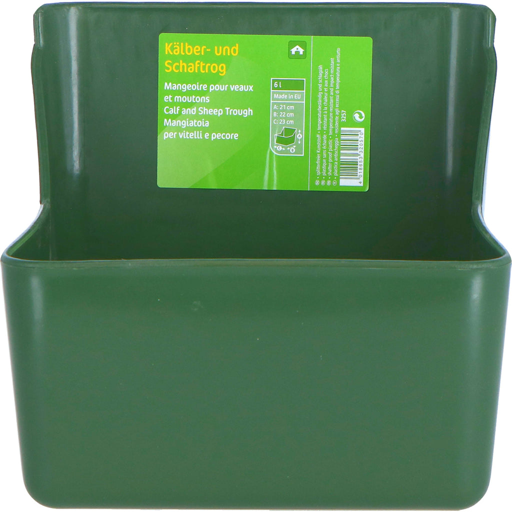 Kerbl Ciotola per Cibo Eurofarm Piccoli Animali da Allevamento Verde