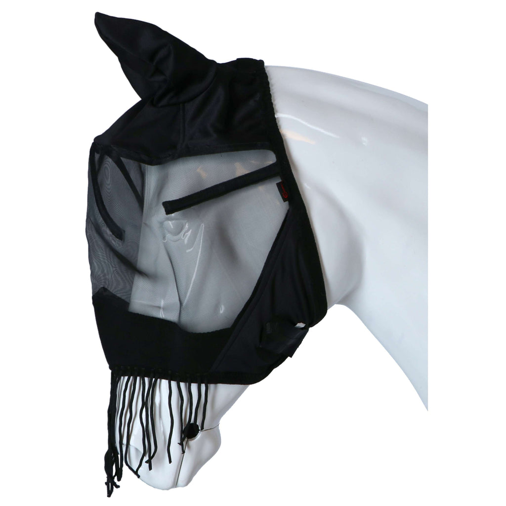 Kerbl Maschera per mosche con orecchie Nero