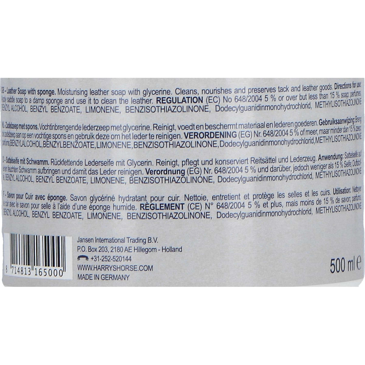 Harry's Horse Sapone per Cuoio