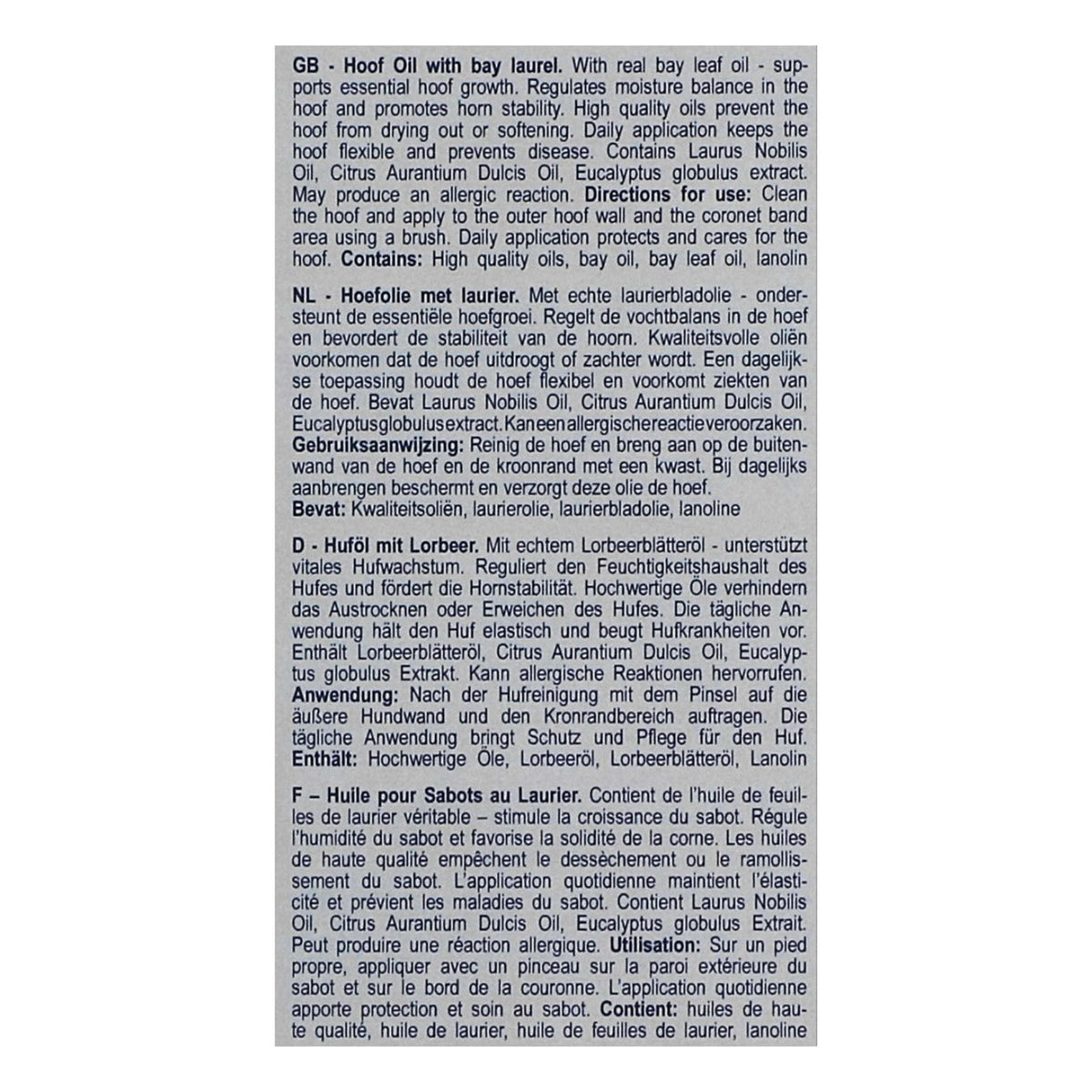 Harry's Horse Olio per Zoccoli