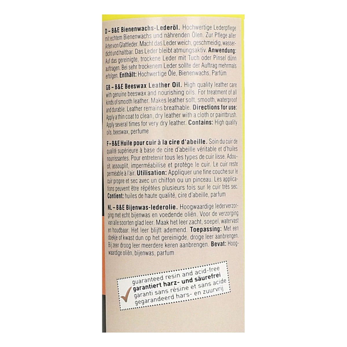 Bense & Eicke Olio per Cuoio